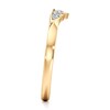 Thumbnail Image 3 of J'Lure Lab-Grown Diamond Scalloped Wedding Band 1/6 ct tw 18K Yellow Gold