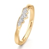 Thumbnail Image 4 of J'Lure Lab-Grown Diamond Scalloped Wedding Band 1/6 ct tw 18K Yellow Gold