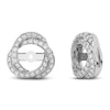Thumbnail Image 2 of Lab-Grown Diamond Twist Earring Jackets 1/2 ct tw ct tw 10K White Gold (Jacket Only)