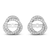 Thumbnail Image 3 of Lab-Grown Diamond Twist Earring Jackets 1/2 ct tw ct tw 10K White Gold (Jacket Only)
