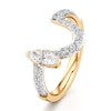 Thumbnail Image 4 of J'Lure Moval Old-Cut Lab-Grown Diamond Contour Wedding Band 7/8 ct tw 18K Yellow Gold