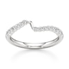 Thumbnail Image 1 of J'Lure Lab-Grown Diamond Contour Wedding Band 1/4 ct tw 18K White Gold
