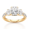 Thumbnail Image 1 of J'Lure Radiant Brilliant-Cut Lab-Grown Diamond Engagement Ring 3-1/2 ct tw 18K Yellow Gold
