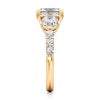Thumbnail Image 3 of J'Lure Radiant Brilliant-Cut Lab-Grown Diamond Engagement Ring 3-1/2 ct tw 18K Yellow Gold