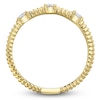 Thumbnail Image 3 of Shy Creation Diamond Three-Stone Ribbed Ring 1/5 ct tw 14K Yellow Gold