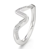 Thumbnail Image 4 of J'Lure Lab-Grown Diamond Contour Wedding Band 1/6 ct tw 18K White Gold