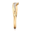 Thumbnail Image 3 of J'Lure Lab-Grown Diamond Contour Wedding Band 1/5 ct tw 18K Yellow Gold