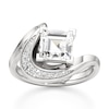 Thumbnail Image 1 of J'Lure Carre Step-Cut Lab-Grown Diamond Engagement Ring 2 ct tw 18K White Gold