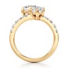 Thumbnail Image 2 of J'Lure Hexagon Brilliant-Cut Two-Stone Lab-Grown Diamond Engagement Ring 3-3/8 ct tw 18K Yellow Gold