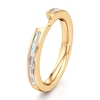 Thumbnail Image 4 of J'Lure Baguette-Cut Lab-Grown Diamond Contour Wedding Band 3/8 ct tw 18K Yellow Gold