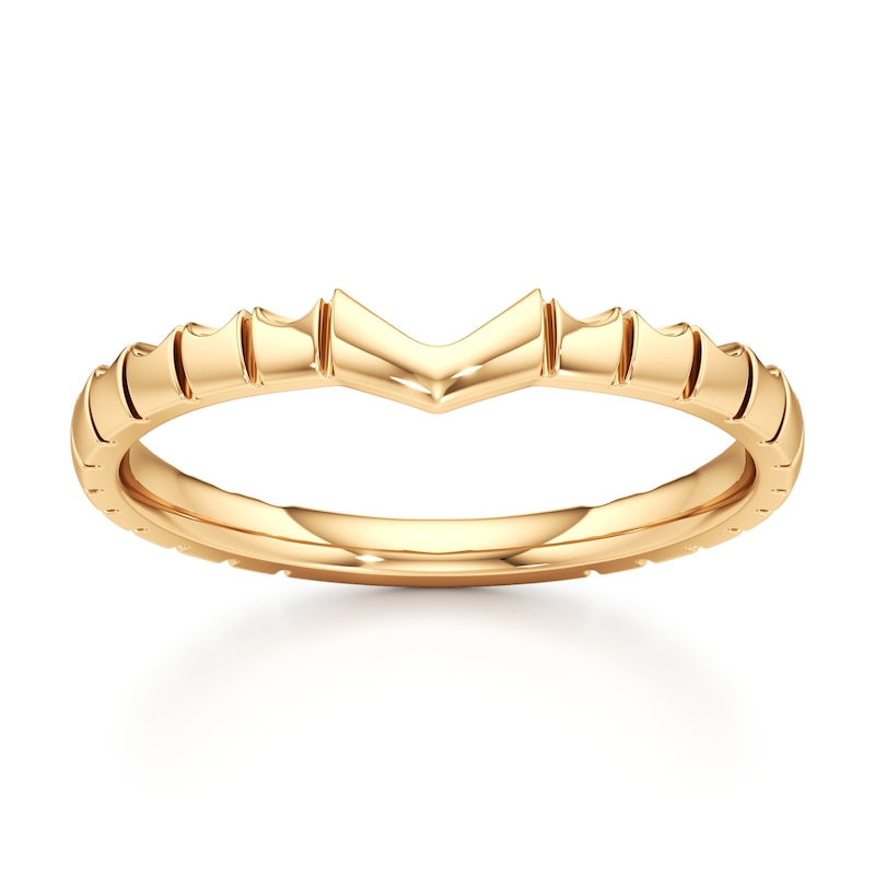 Main Image 1 of J'Lure Contour Wedding Band 18K Yellow Gold