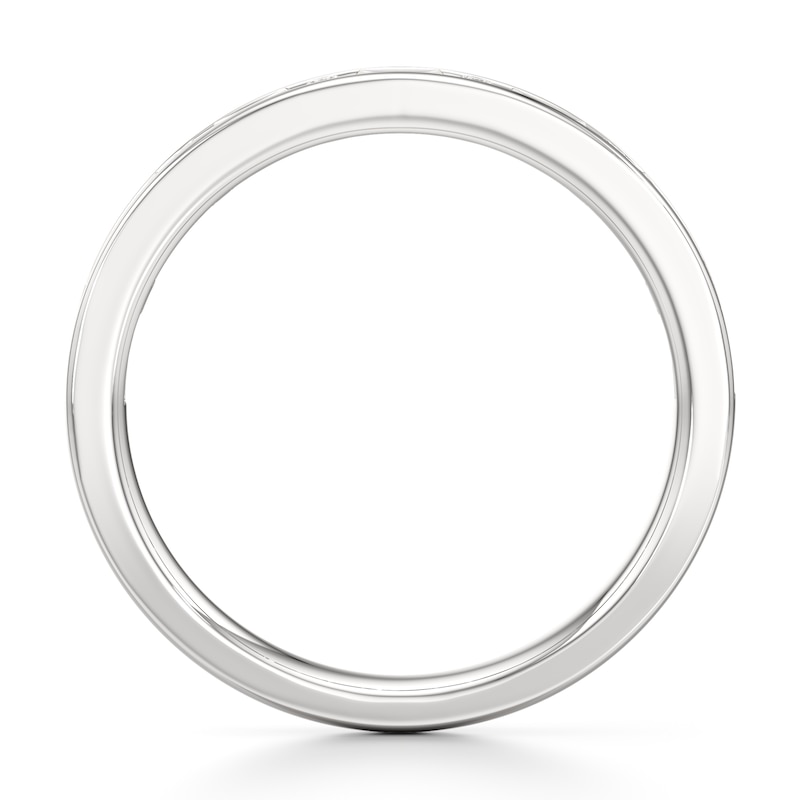 Main Image 2 of J'Lure Baguette & Round-Cut Lab-Grown Diamond Wedding Band 3/8 ct tw 18K White Gold