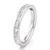 Thumbnail Image 4 of J'Lure Baguette & Round-Cut Lab-Grown Diamond Wedding Band 3/8 ct tw 18K White Gold