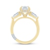 Thumbnail Image 3 of Pnina Tornai Oval-Cut & Pear-Shaped Lab-Grown Diamond Three-Stone Engagement Ring 3-1/4 ct tw 14K Yellow Gold