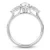 Thumbnail Image 2 of Storied Diamond Desert Sands of Eternity Pear-Shaped Engagement Ring 1 ct tw 18K White Gold