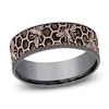 Thumbnail Image 1 of Men's Bee Comfort-Fit Wedding Band Tantalum & 14K Rose Gold 7.5mm