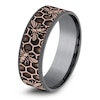 Thumbnail Image 2 of Men's Bee Comfort-Fit Wedding Band Tantalum & 14K Rose Gold 7.5mm