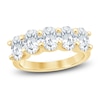 Thumbnail Image 1 of Oval-Cut Lab-Grown Diamond Five-Stone Anniversary Ring 3 ct tw 14K Yellow Gold