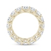 Thumbnail Image 3 of Cushion-Cut Lab-Grown Diamond Eternity Band 6-3/4 - 8-5/8 ct tw 14K Yellow Gold