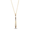 Thumbnail Image 1 of Le Vian Chocolate Ombré Diamond Elongated Bar Necklace 1/2 ct tw Diamonds 14K Honey Gold 19"
