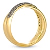 Thumbnail Image 2 of Le Vian Chocolate Diamond Crossover Ring 3/8 ct tw 14K Honey Gold