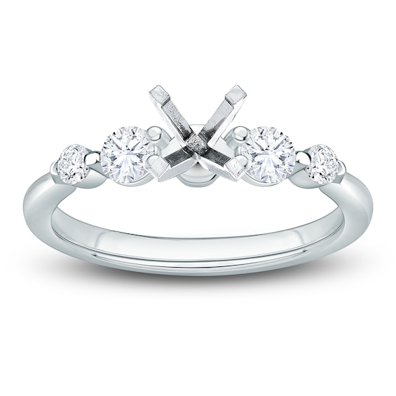 Chosen Certified Diamond Engagement Ring Setting 3/8 ct tw 14K White Gold