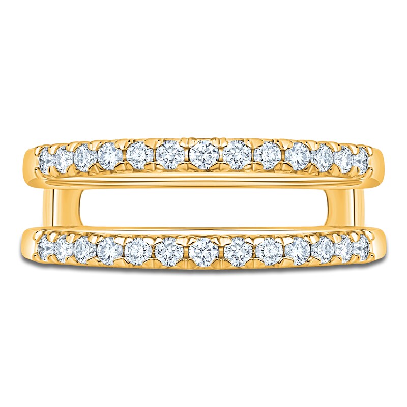 Main Image 3 of Lab-Grown Diamond Enhancer Ring 1/2 ct tw 14K Yellow Gold