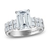 Thumbnail Image 1 of &nbsp;Vera Wang VOW Emerald-Cut Lab-Grown Diamond Engagement Ring 3-3/4 ct tw 14K White Gold