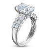 Thumbnail Image 2 of &nbsp;Vera Wang VOW Emerald-Cut Lab-Grown Diamond Engagement Ring 3-3/4 ct tw 14K White Gold
