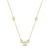 Thumbnail Image 1 of Jared Signature Mini Bezel Collection Diamond Necklace 1/3 ct tw 10K Yellow Gold 18"