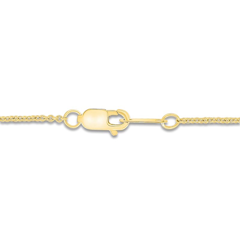 Main Image 3 of Jared Signature Mini Bezel Collection Diamond Necklace 1/3 ct tw 10K Yellow Gold 18"