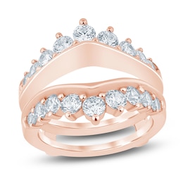 Lab-Grown Diamond Contour Enhancer Ring 2 ct tw 14K Rose Gold
