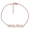 Thumbnail Image 1 of Lab-Created White Sapphire Nameplate Bracelet