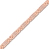 Thumbnail Image 2 of Men's Diamond Bracelet 1 ct tw Round 14K Rose Gold 8.5"