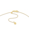 Thumbnail Image 3 of 5-Dangle Heart Choker 14K Yellow Gold 16" Adj.