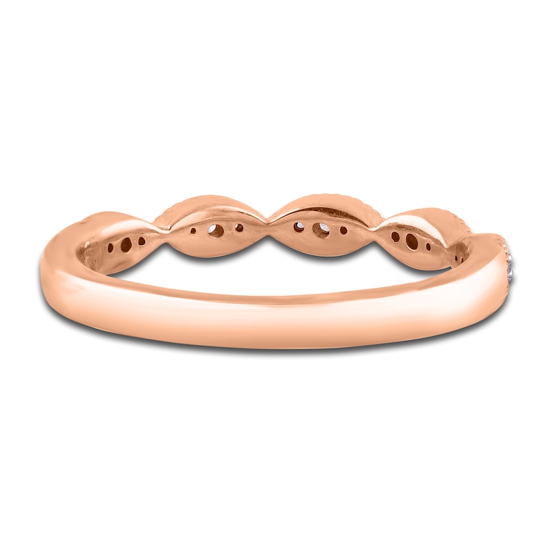 Main Image 3 of Diamond Wedding Band 1/10 ct tw Round 14K Rose Gold