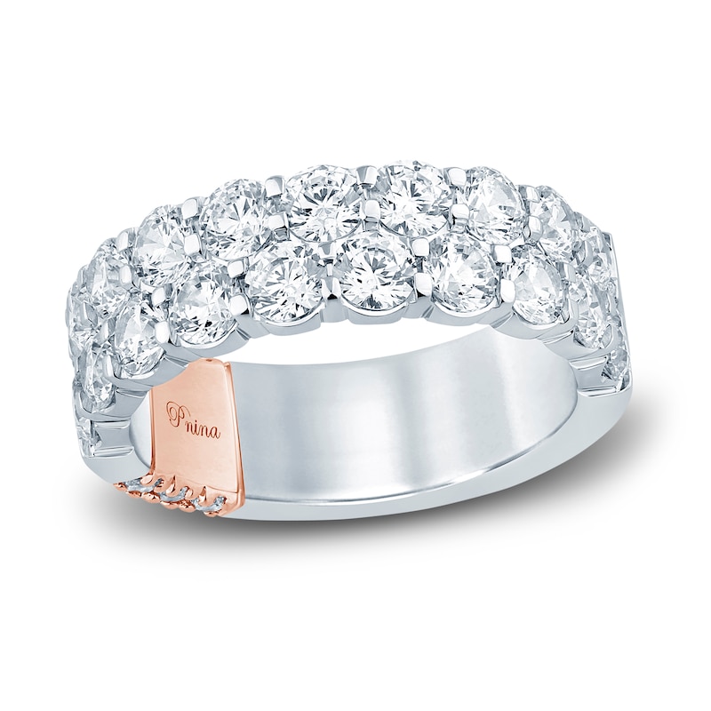 Pnina Tornai Lab-Created Diamond Anniversary Band 3 ct tw Round 14K White Gold