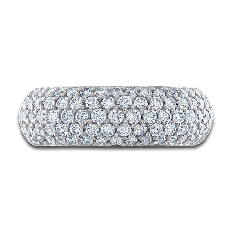Vera Wang WISH Diamond Anniversary Ring 1-1/2 ct tw Round 18K White Gold