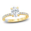 Thumbnail Image 0 of Pnina Tornai Diamond Engagement Ring 1-1/2 ct tw Oval/Round 14K Yellow Gold