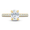 Thumbnail Image 2 of Pnina Tornai Diamond Engagement Ring 1-1/2 ct tw Oval/Round 14K Yellow Gold