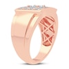 Thumbnail Image 1 of Men's Diamond Ring 1-1/2 ct tw Princess/Round 14K Rose Gold