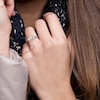 Thumbnail Image 6 of Freshwater Cultured Pearl Ring 1/5 ct tw Diamonds 14K White Gold