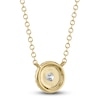 Thumbnail Image 3 of Shy Creation Diamond Pendant Necklace 1/6 ct tw Round 14K Yellow Gold 18" SC55012672