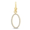 Thumbnail Image 0 of Charm'd by Lulu Frost Diamond Letter O Charm 1/10 ct tw Pavé Round 10K Yellow Gold
