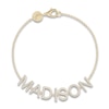 Thumbnail Image 1 of Juliette Maison Diamond Station Name Bracelet 1 ct tw Round 10K Yellow Gold