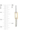Thumbnail Image 3 of Kallati Diamond Paperclip Earrings 5/8 ct tw Round 14K Yellow Gold