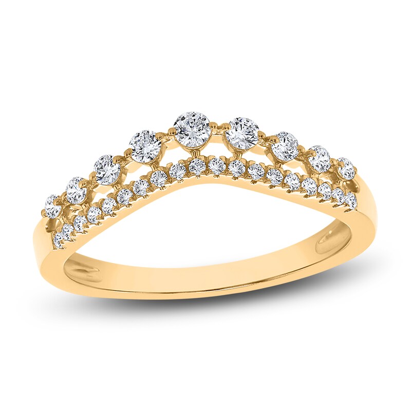 Main Image 1 of Diamond Stackable Anniversary Band 1/4 ct tw Round 14K Yellow Gold
