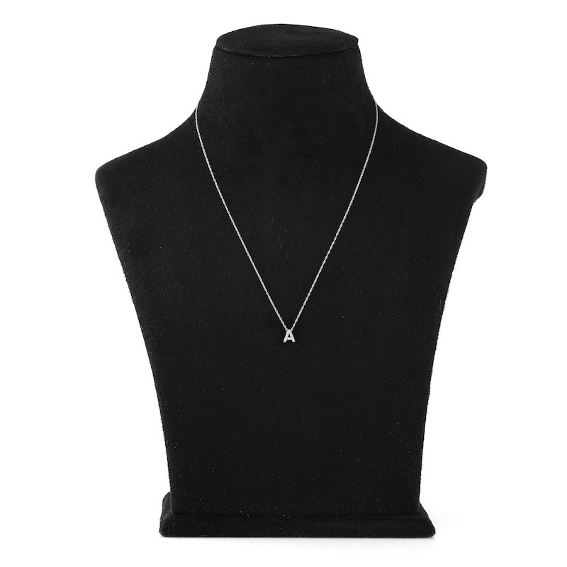 Main Image 3 of High-Polish Circle Pendant Necklace Diamond Accents 14K Yellow Gold 18"