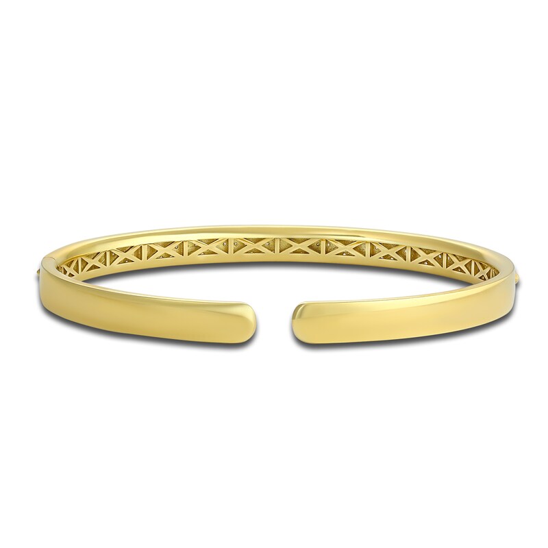 Main Image 2 of Crivelli Diamond Cuff Bangle Bracelet 1-3/4 ct tw Round 18K Yellow Gold