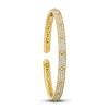 Thumbnail Image 3 of Crivelli Diamond Cuff Bangle Bracelet 1-3/4 ct tw Round 18K Yellow Gold